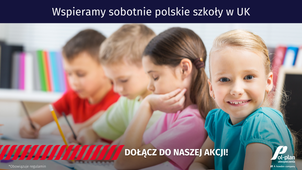 Pol-Plan ponownie wspiera sobotnie polskie szkoły w Wielkiej Brytanii